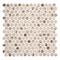 Andova Tiles SAMPLE Dexo 1 x 1 Glass Penny Round Mosaic Wall  Floor Tile SAM-ANDDEX332 - alternate 1